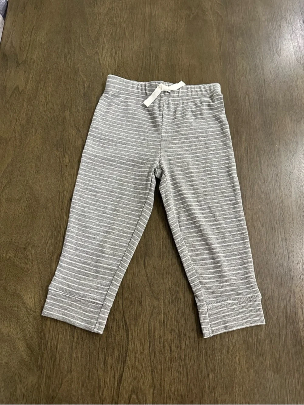 NWT Carter's Gray Striped Baby Two-Piece Set